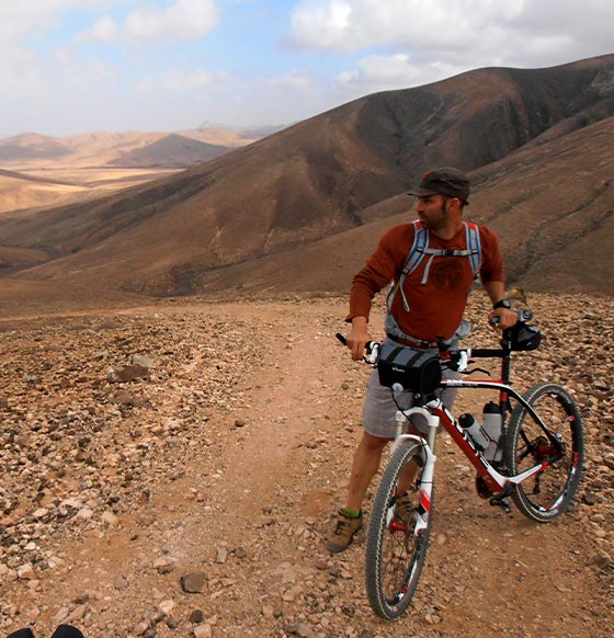 Ruta BTT en suroeste de Fuerteventura - listado