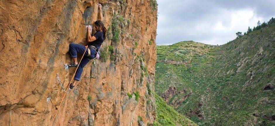 Escalada en el barranco de Guaria Escalada en Tenerife