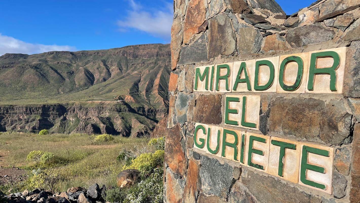 Mirador El Guriete. Gran Canaria