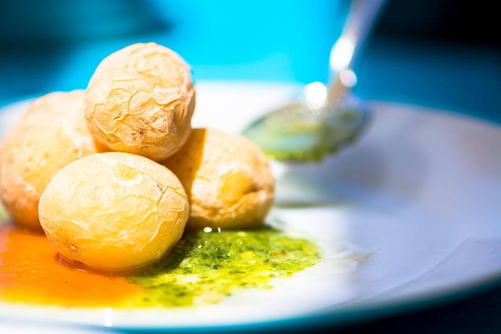 Papas arrugadas.